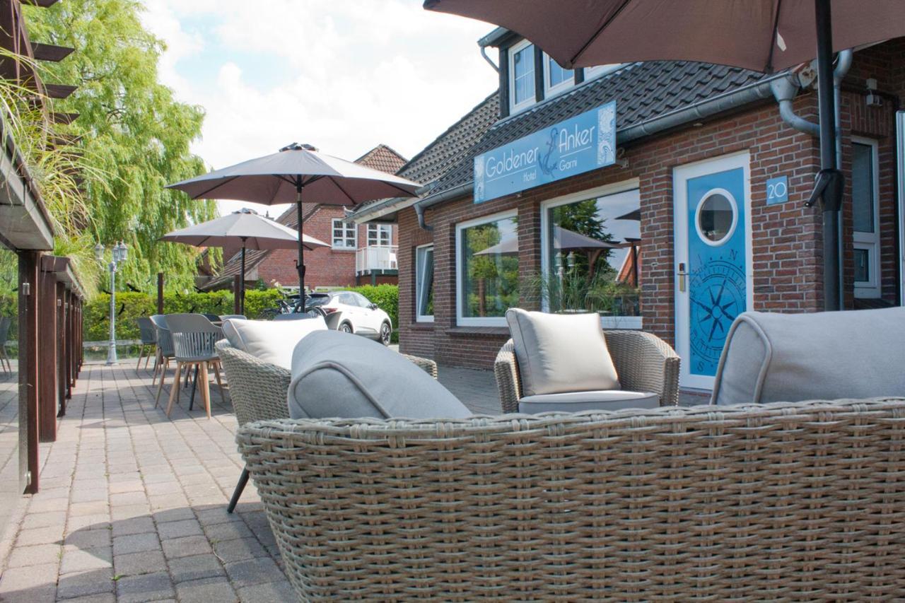 Hotel Garni Goldener Anker Greetsiel Exterior foto